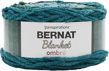 Bernat Blanket Yarn, Ocean Teal Ombre