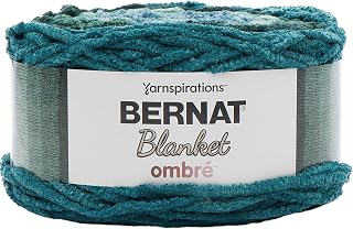 Bernat Blanket Yarn, Ocean Teal Ombre