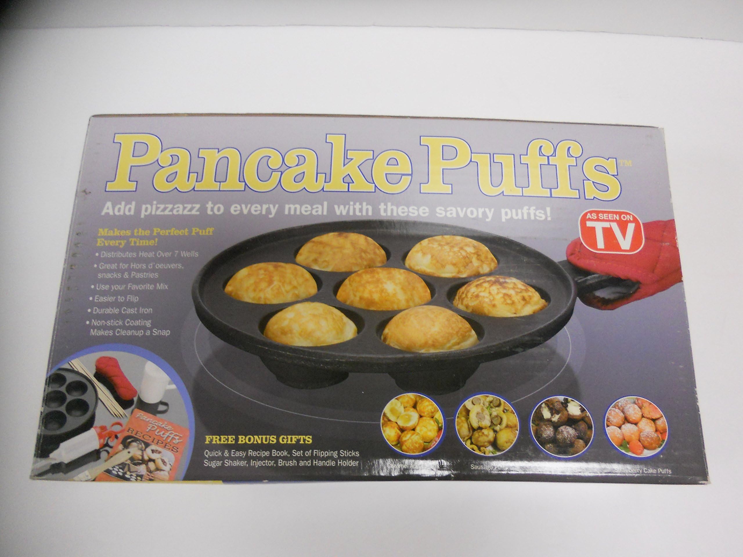 Pancake Puffs Cast Iron Set