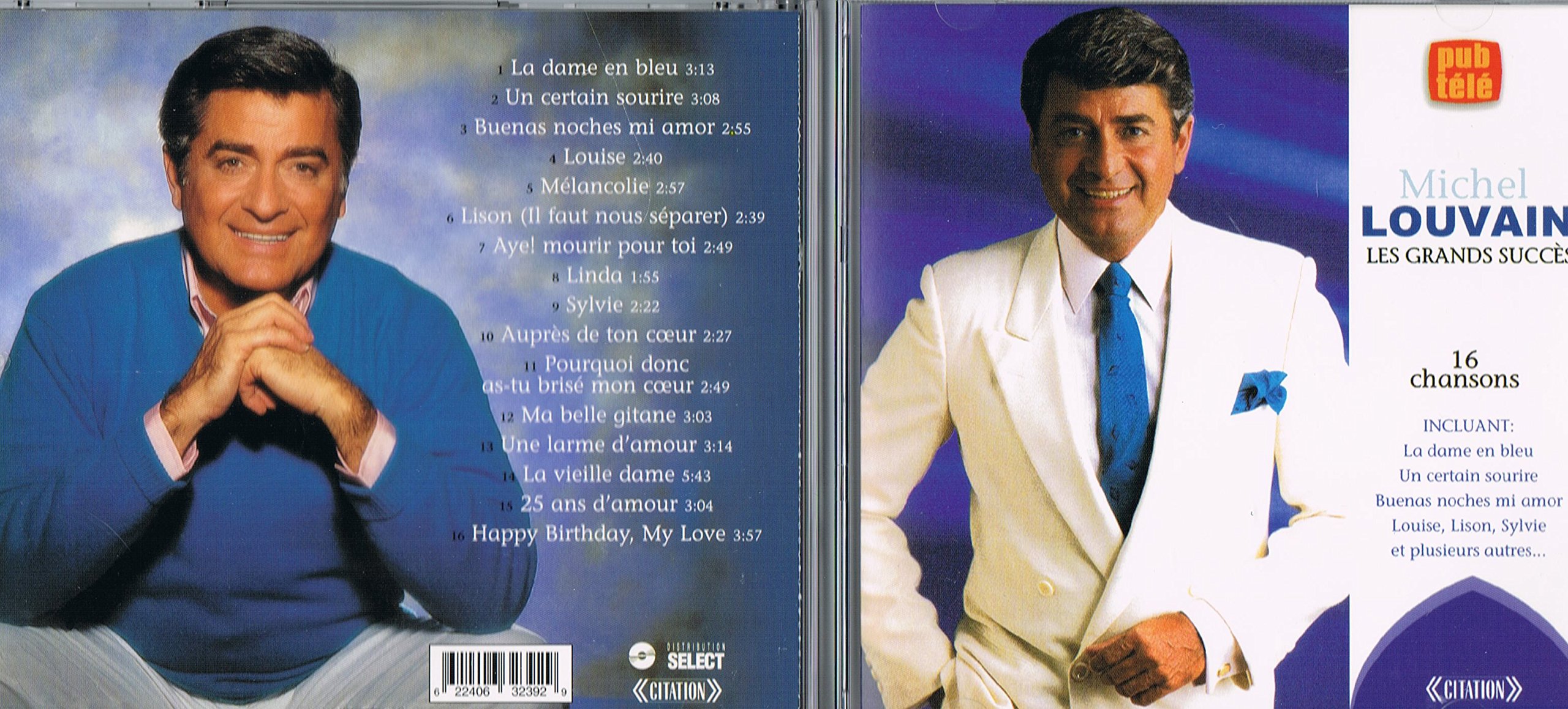 Les Grands Succes, Vol. 1: 1957-1960 [Audio CD] Michel Louvain