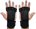 Kobo WTG-18 Black Professional Best Gymnastic Hand Grips/Cross Fitness Gloves for Pull Ups/Gym Gloves for Fitness/Functional Training Hand Protector (Size : Small) gallery image