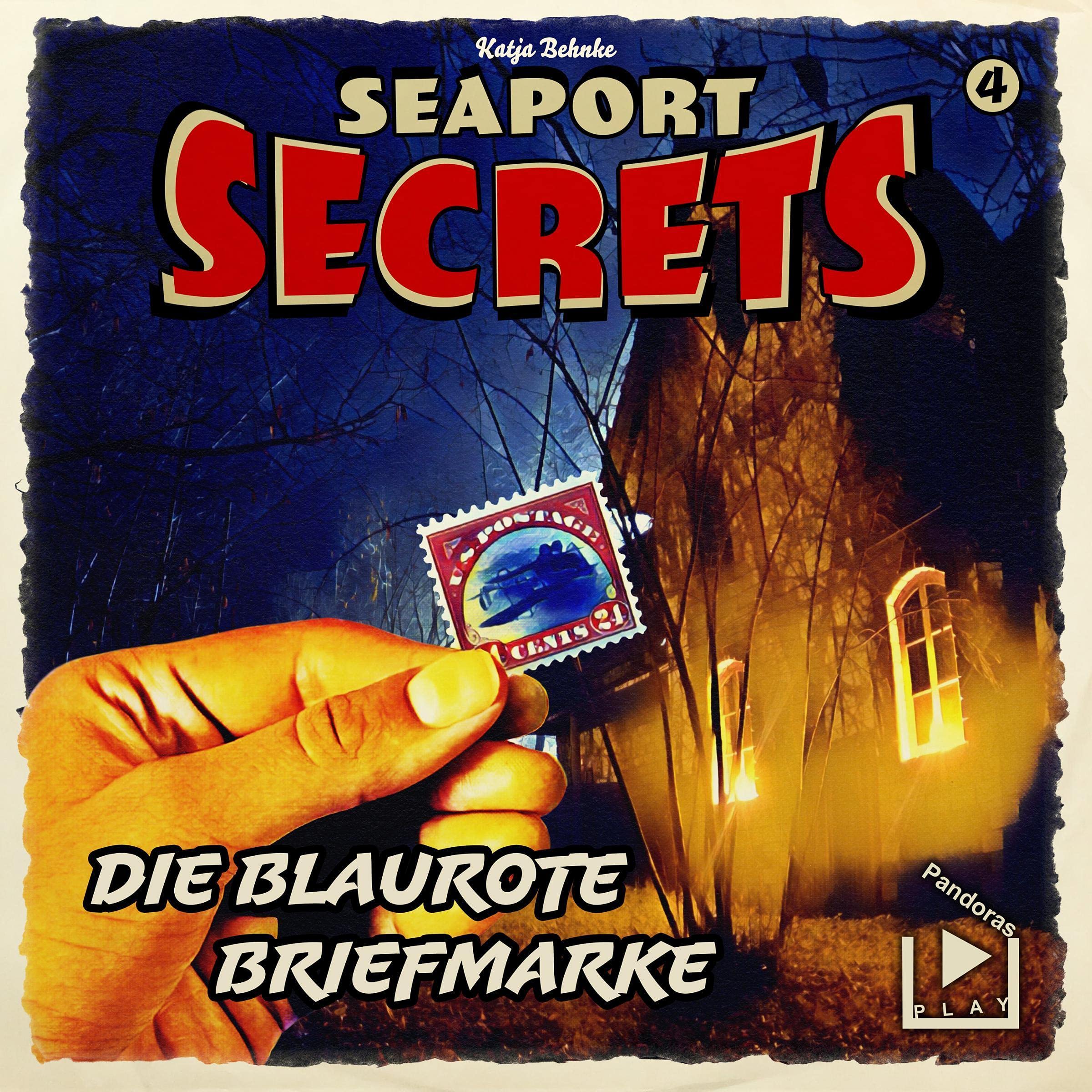 Die blaurote Briefmarke