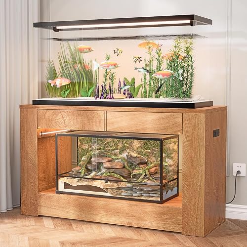 48" Aquarium Stand for 55–75/90 Gallon,Heavy Duty Fish Tank…