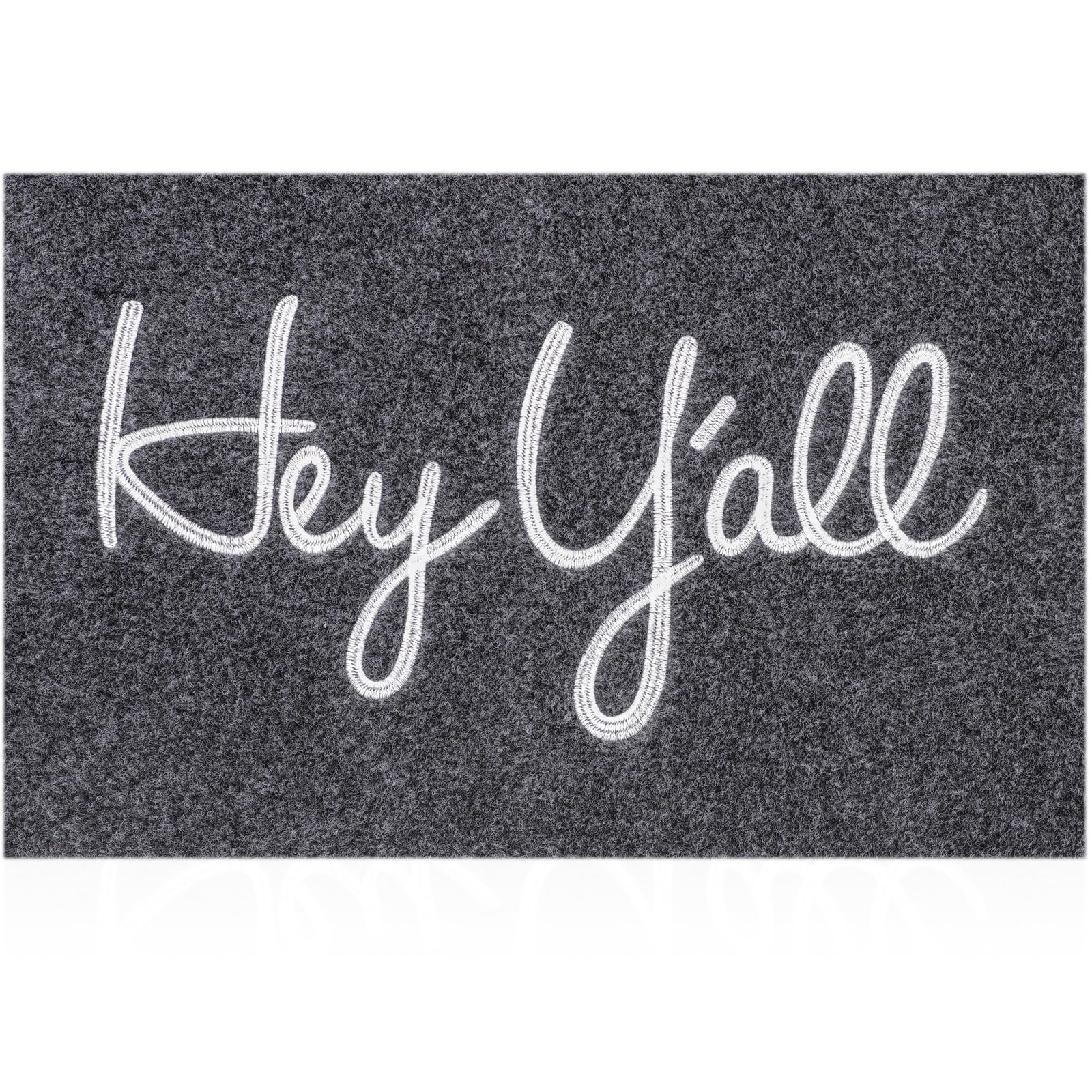 Tapis de porte d'extérieur gris pour une décoration de ferme authentique et accueillante