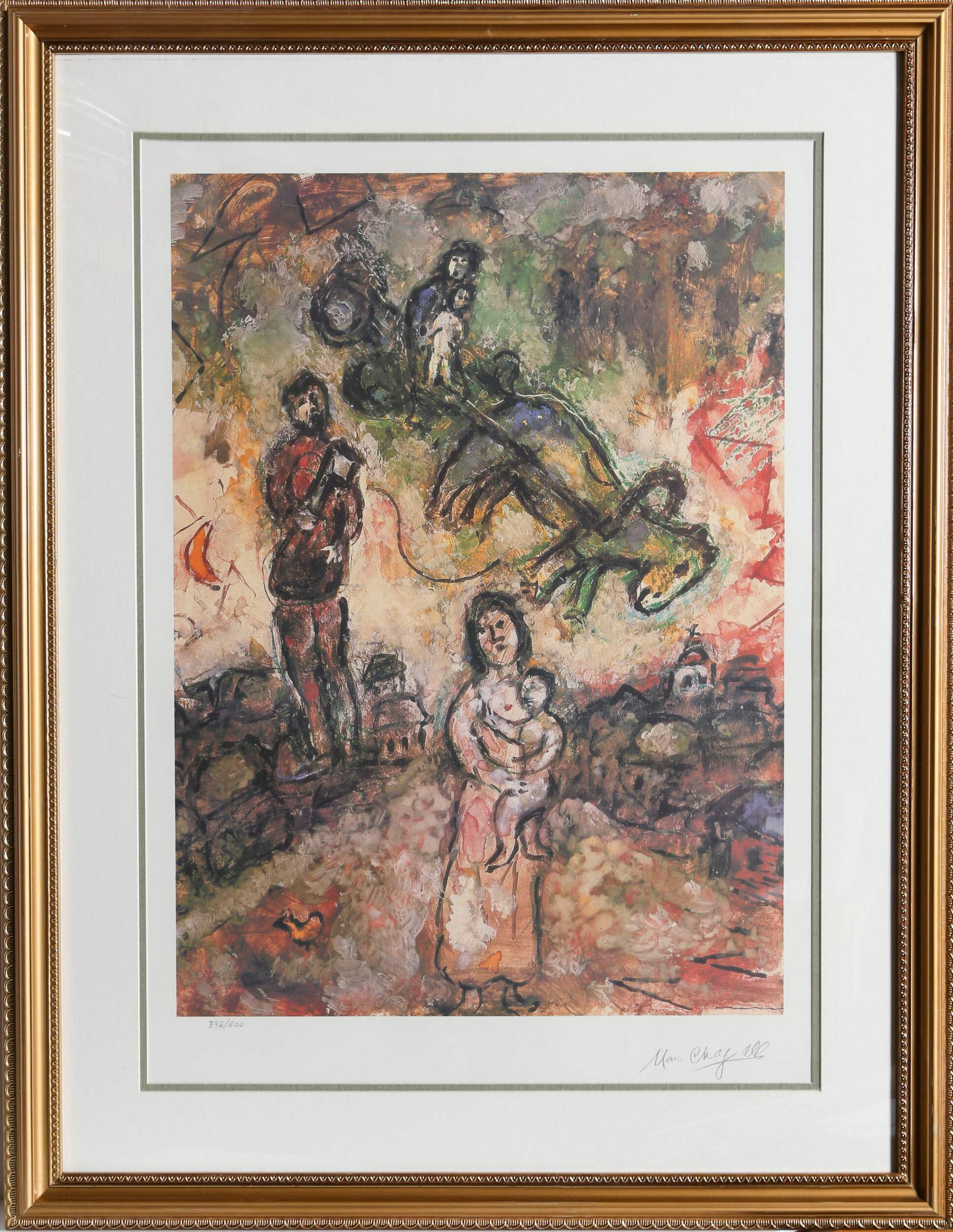 Marc Chagall Maternity and the Village
