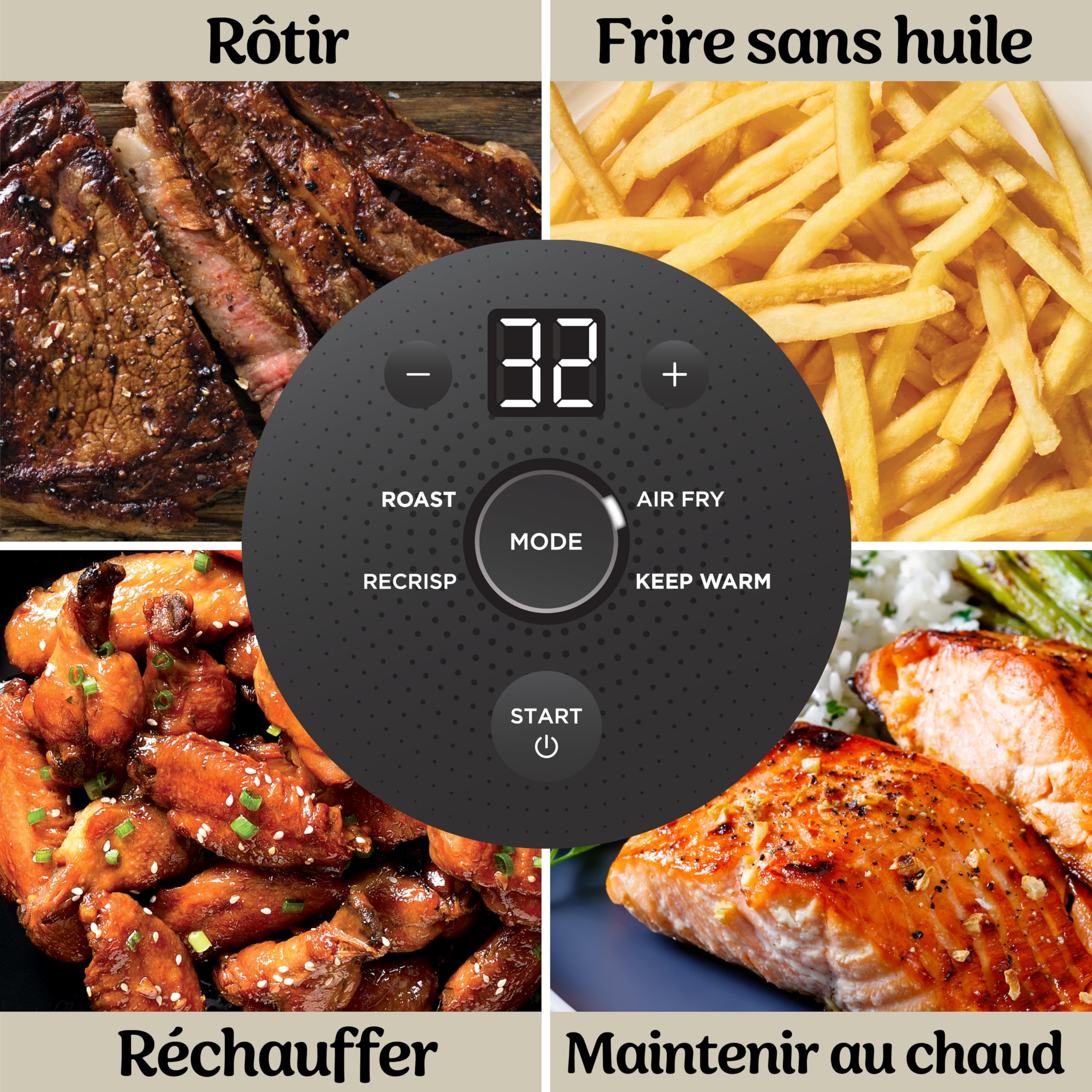 Ninja CRISPi Friteuse sans huile portable, 3,8L, 4-en-1 : Frire sans huile, Rôtir, Garder au chaud, Recroustiller, Design compact, 2 récipients avec couvercles, 1 700 W, Pierre FN101EUST