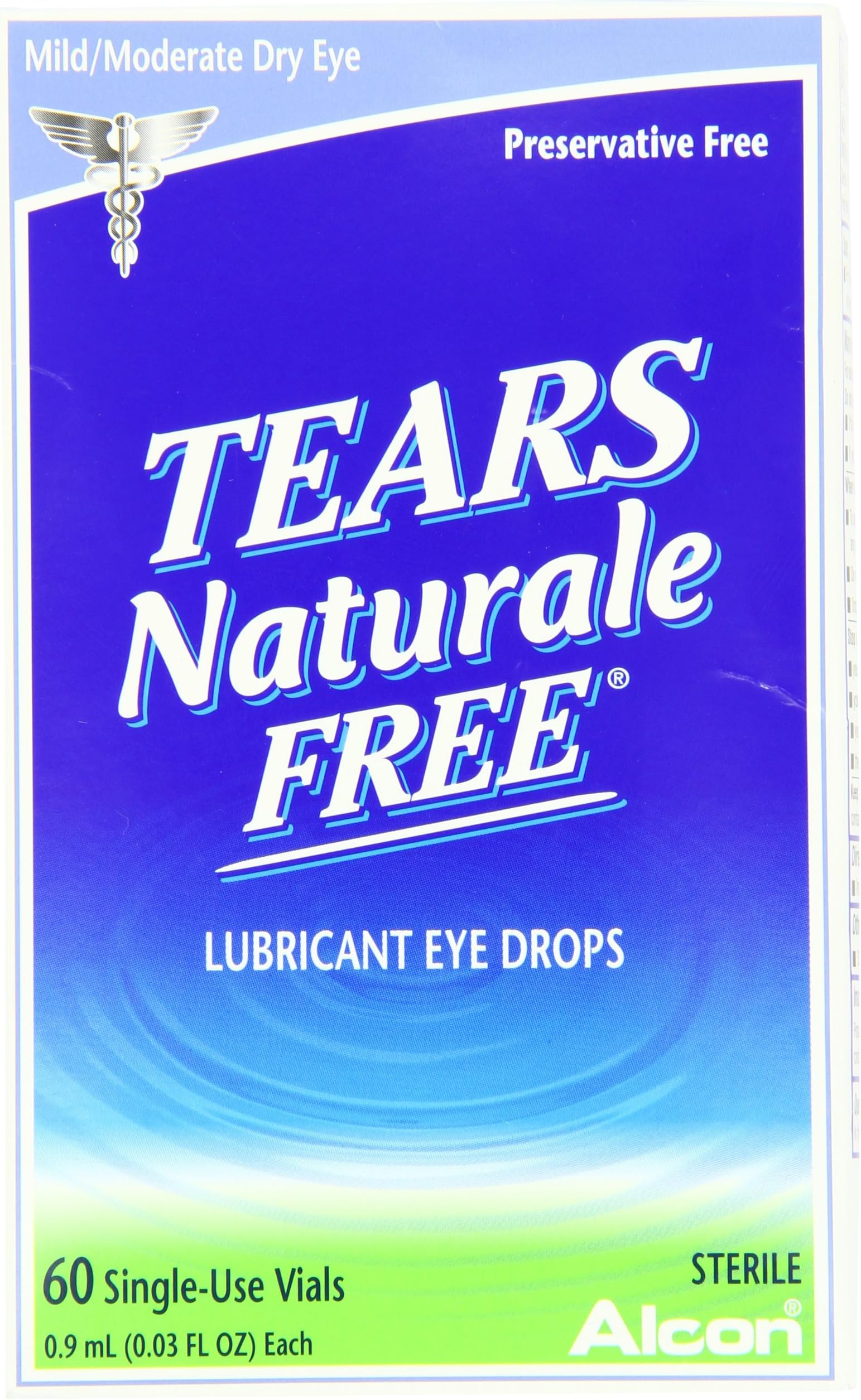Lifenlabs Free Lubricant Eye Drops Single Use Vials-0.03 oz, 60 ct