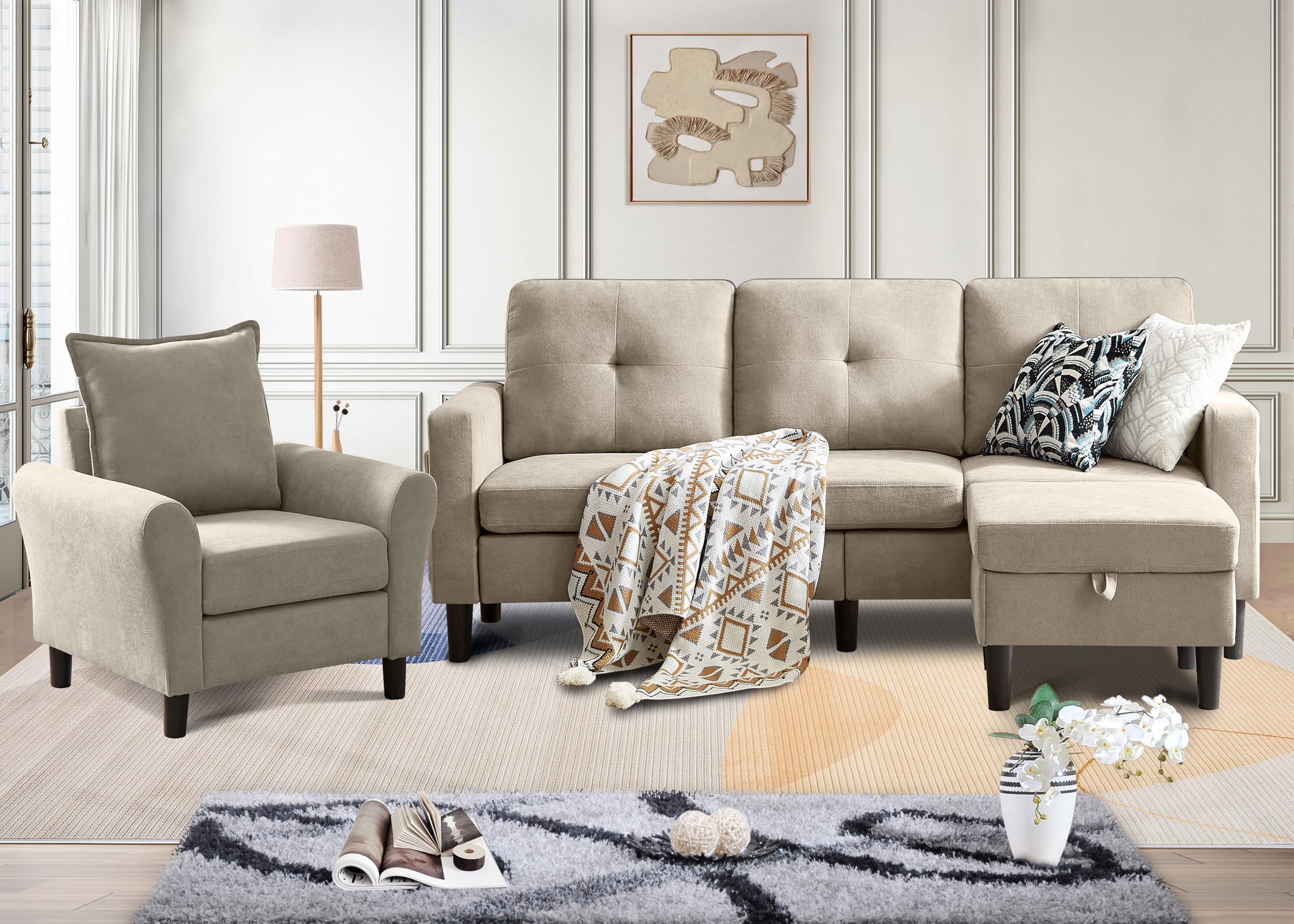 bulge sofa ottoman / バージュ ソファ オットマン　グレー bulge sofa ottoman / バージュ ソファ オットマン グレー SIEVE