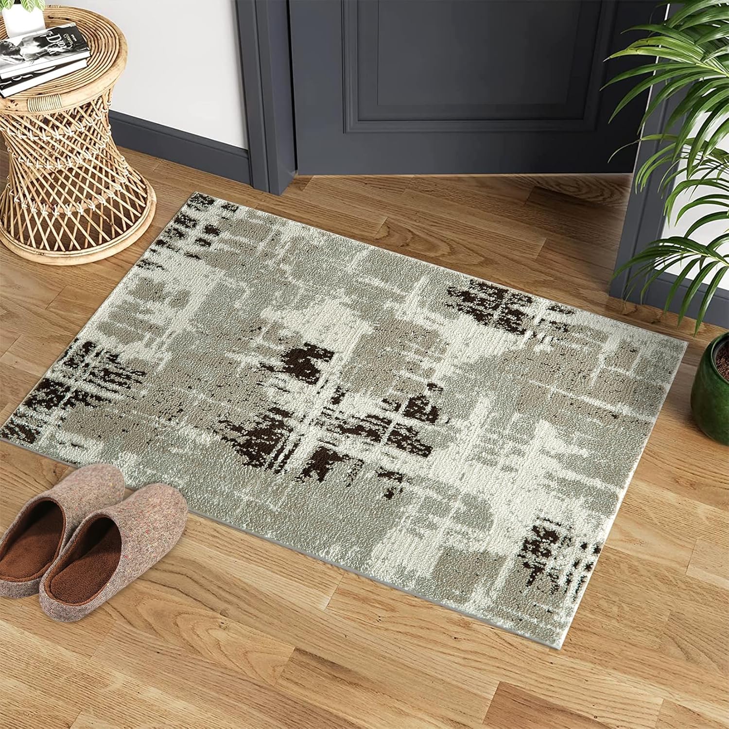 NANAN 2x3 Area Rug Roll Wrapped Area Rug NonShedding Area