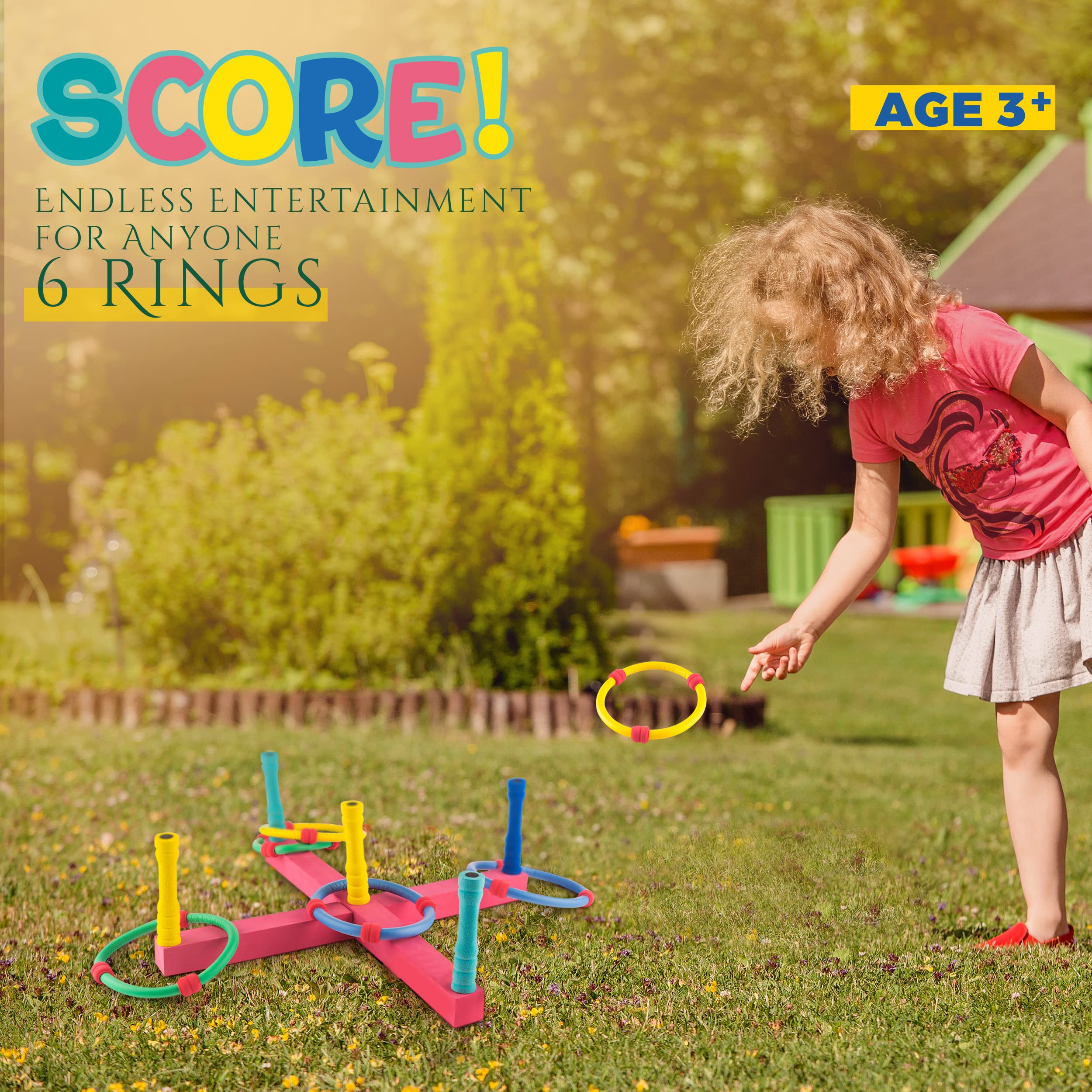 Aro Rodante De Hierro Clásico Para Niños – Juguete Al Aire Libre De Coordinación Y Equilibrio, Tamaño 57 Cm