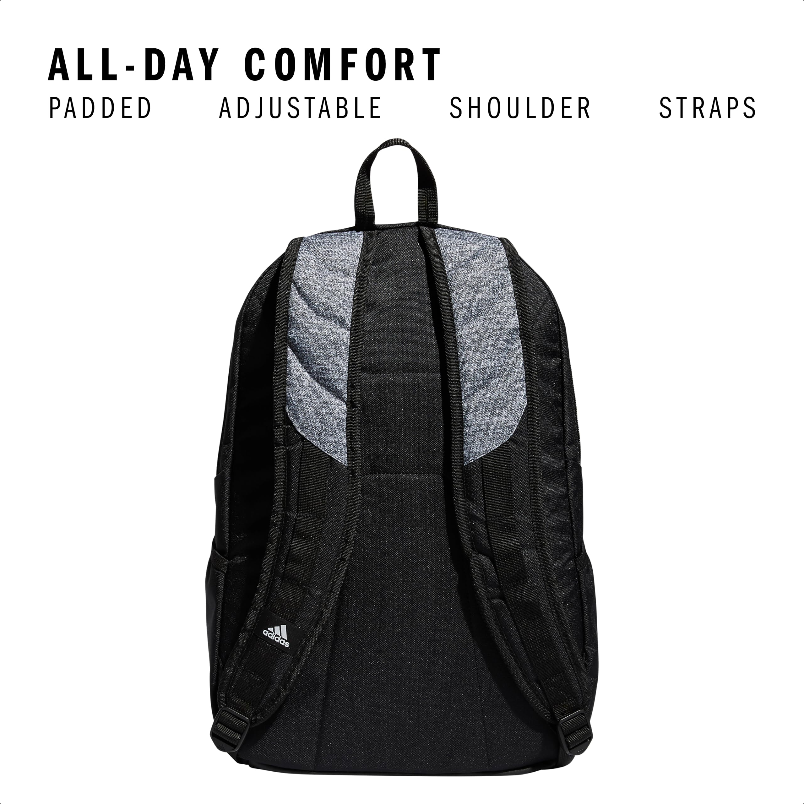adidas estadio team backpack ii one size fits all black Unisex-Adult Stadium Soccer Backpack, Medium Grey, Medium this backpack excels with Size:8