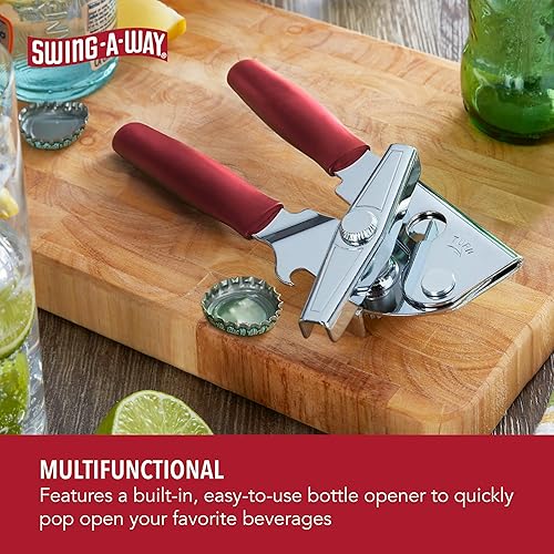 Miniatura 3 de Swing-A-Way 407BK - Abrelatas portátil NA Rojo