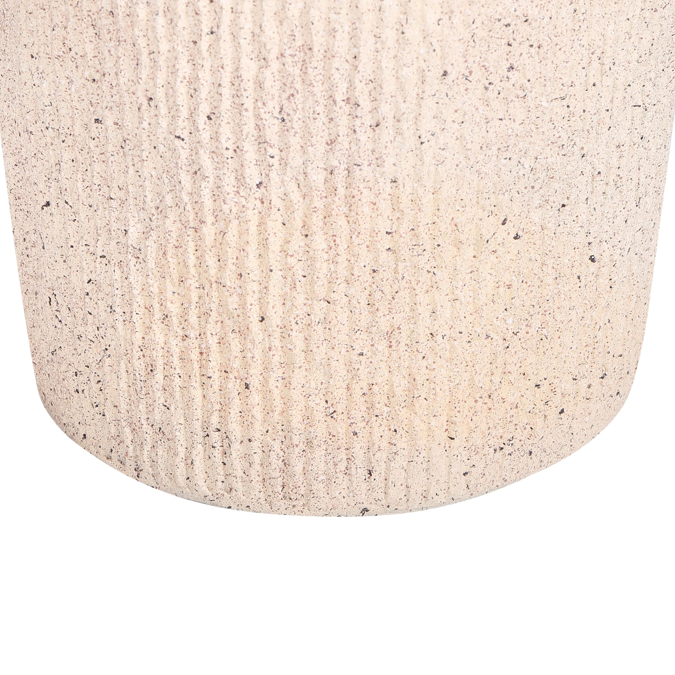 Fuente de Agua para jardín Exterior Cascada con luz LED con Enchufe Resina Beige Winx