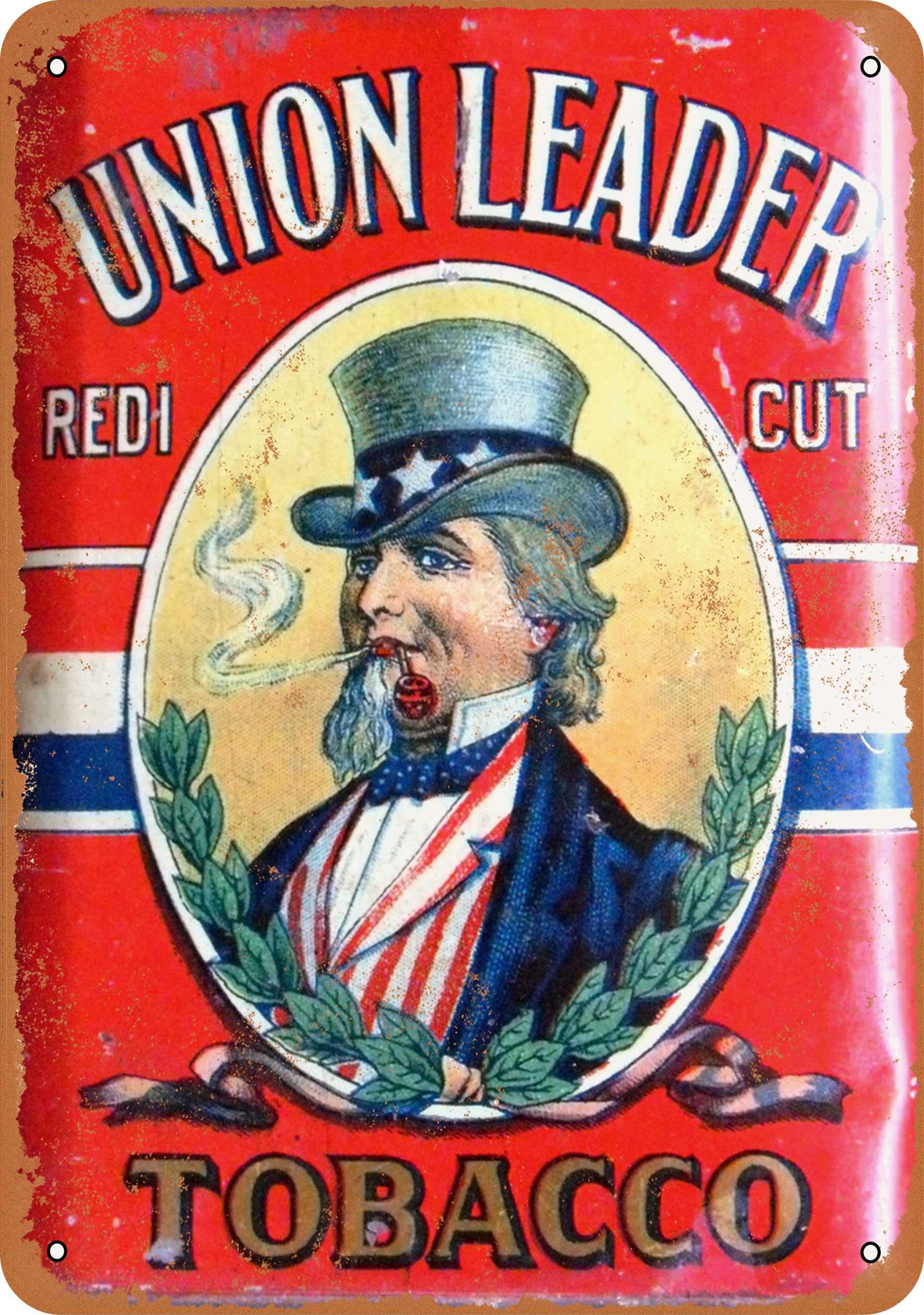 union leader tobacco Amazon.com : RetroRust 7 x 10 METAL SIGN - Union Leader Tobacco