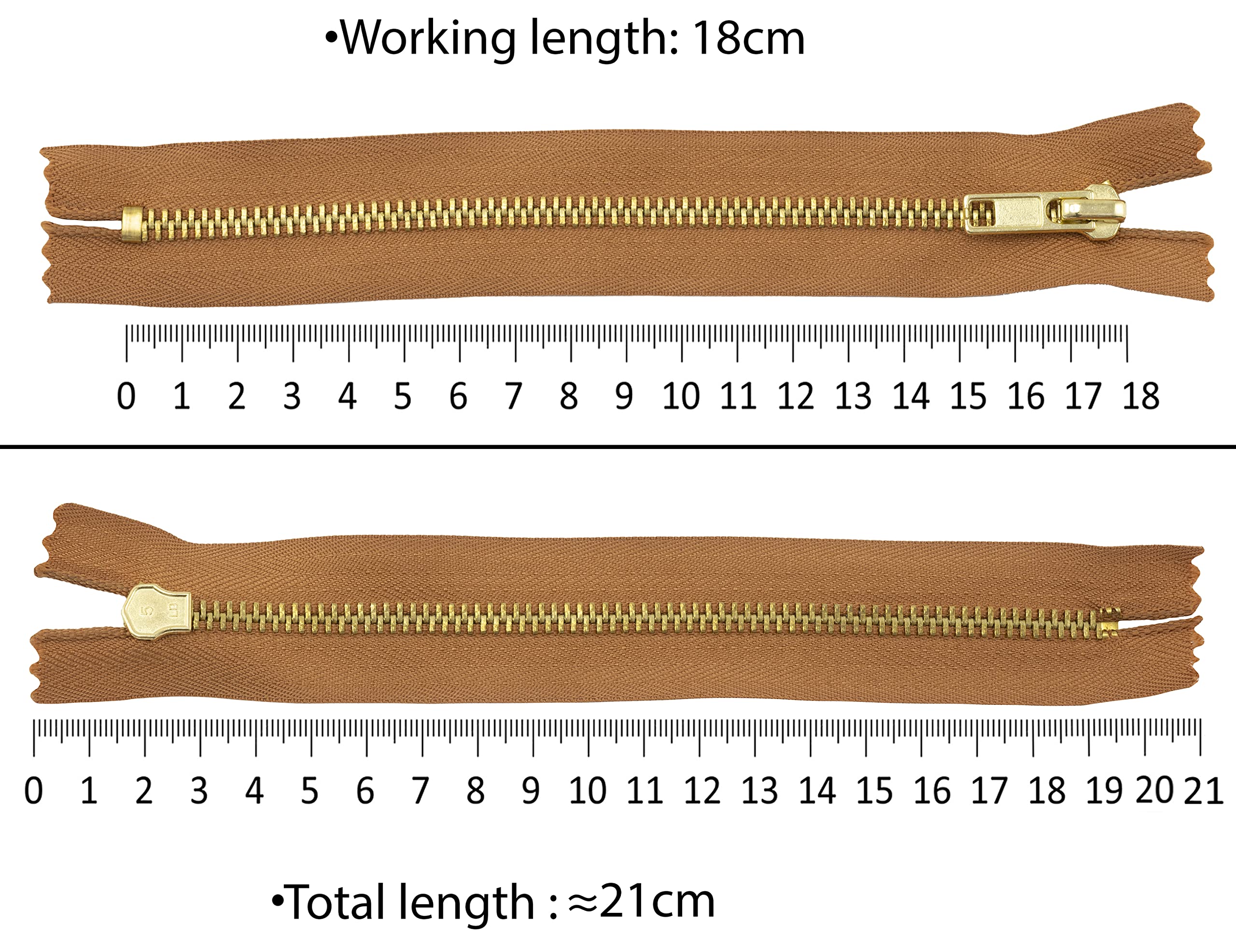 YIGIANXIN - 2 Cerniere Separate Per Giacche Da Cucito, Gonne