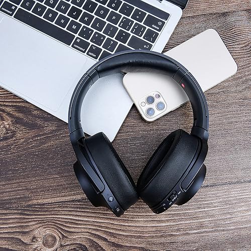 Miniatura 3 de SOULWIT Almohadillas de repuesto para auriculares Sony WH-H900N (oreja en 2 inalámbricos) y MDR 100ABN (h.Ear on Wireless) con cancelación de ruido,