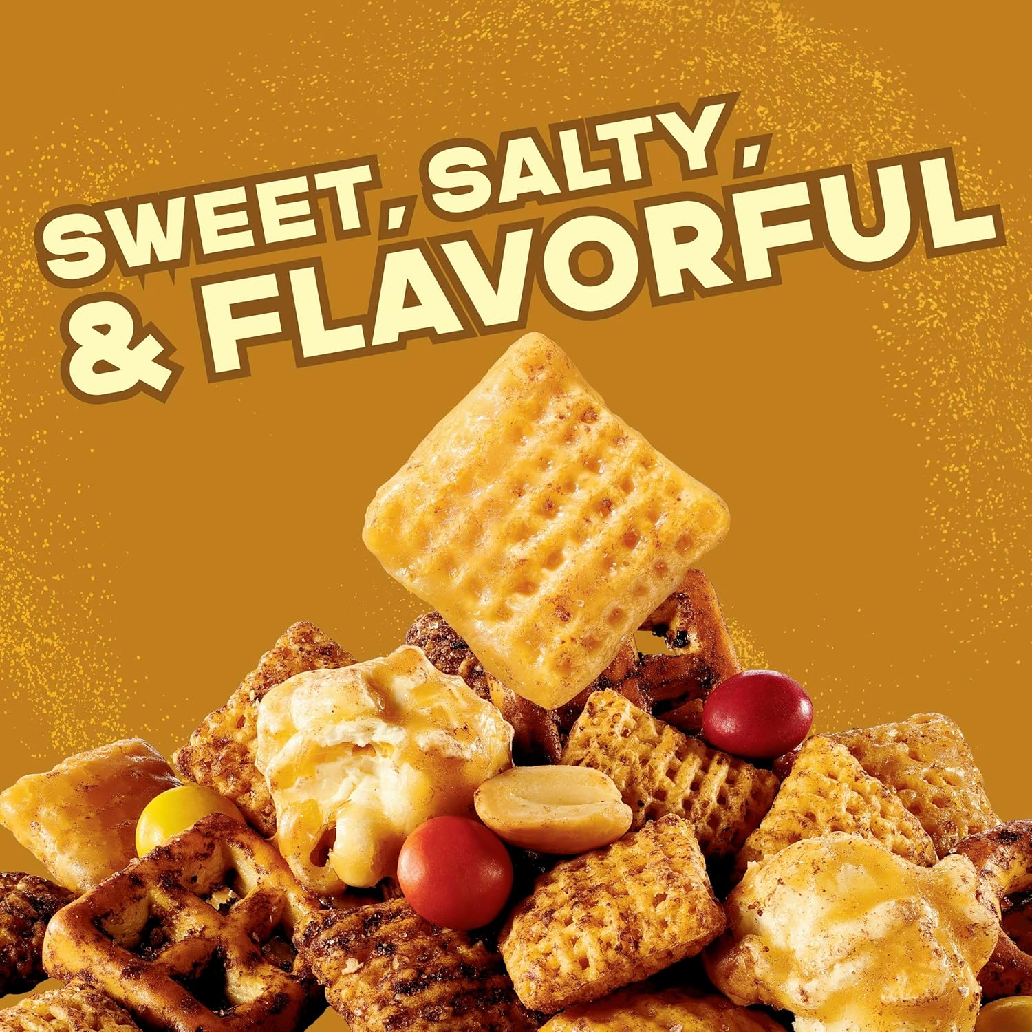 Chex Mix Indulgent Turtle Snack Mix, 8 oz (Pack of 6)