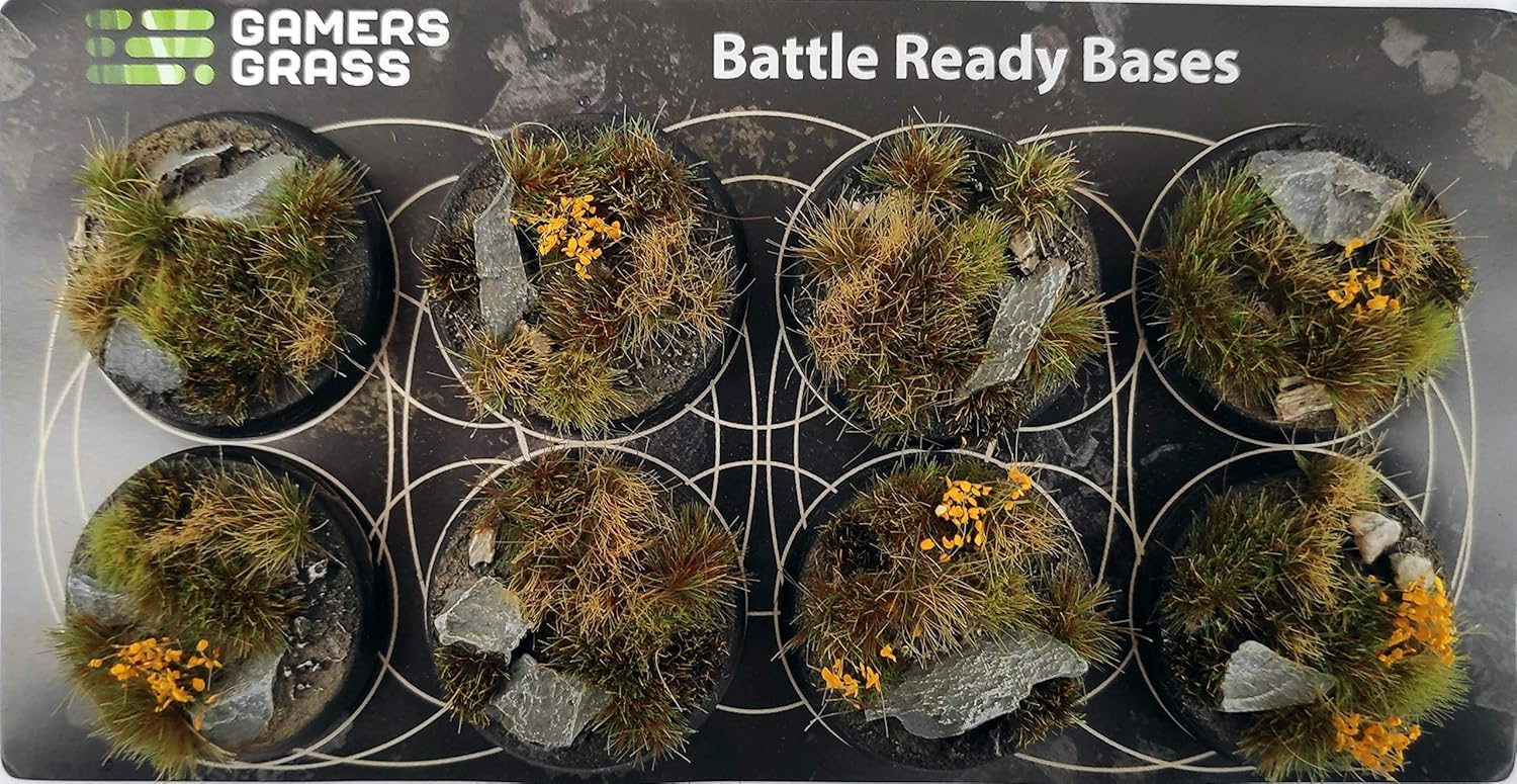 Gamers Grass - Highland Bases, Round 32mm (x8)