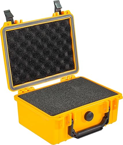 Miniatura 9 de Eylar Funda protectora rígida para cámara a prueba de agua y golpes con espuma, estándares TSA 9.12 pulgadas 7.56 pulgadas 4.37 pulgadas (blanco)