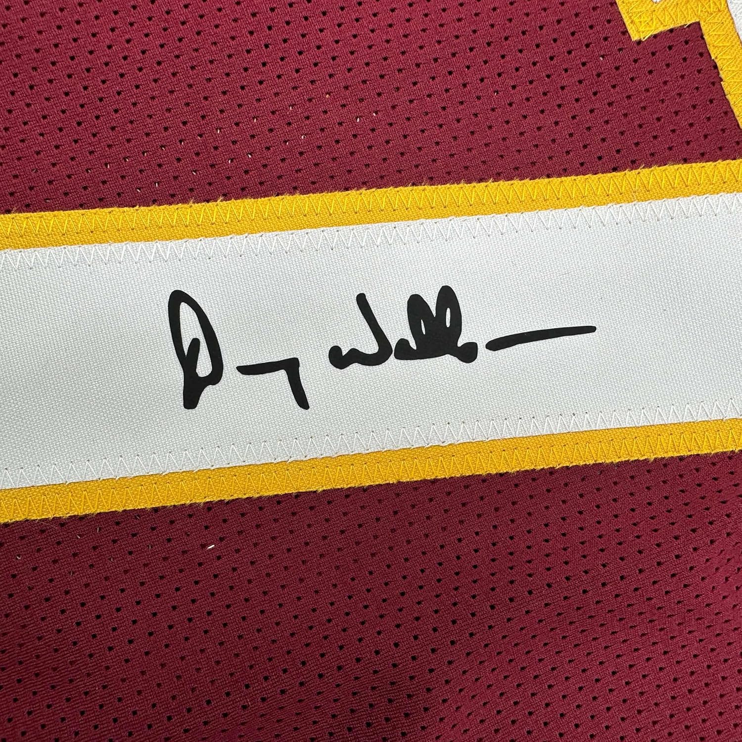 Facsimile Autographed Doug Williams Washington Red Reprint Laser Auto Football Jersey Size Men's XL