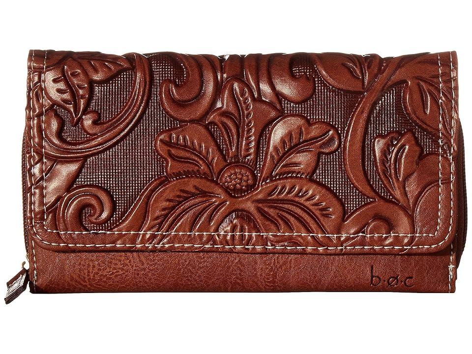 

b.o.c. Millstone Deluxe Wallet (Saddle) Wallet Handbags, Brown