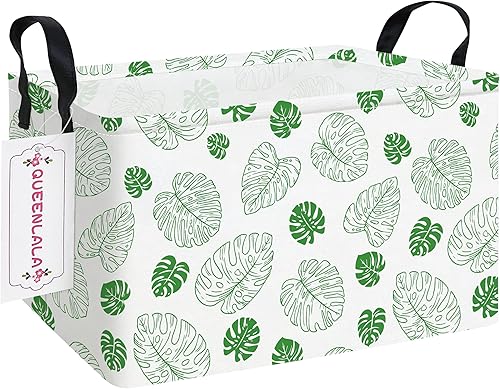 Miniatura 14 de Cesto para la colada QUEENLALA diseño rectangular, cesta para la ropa sucia plegable, para la habitación de los niños, para organizar o almacenar,