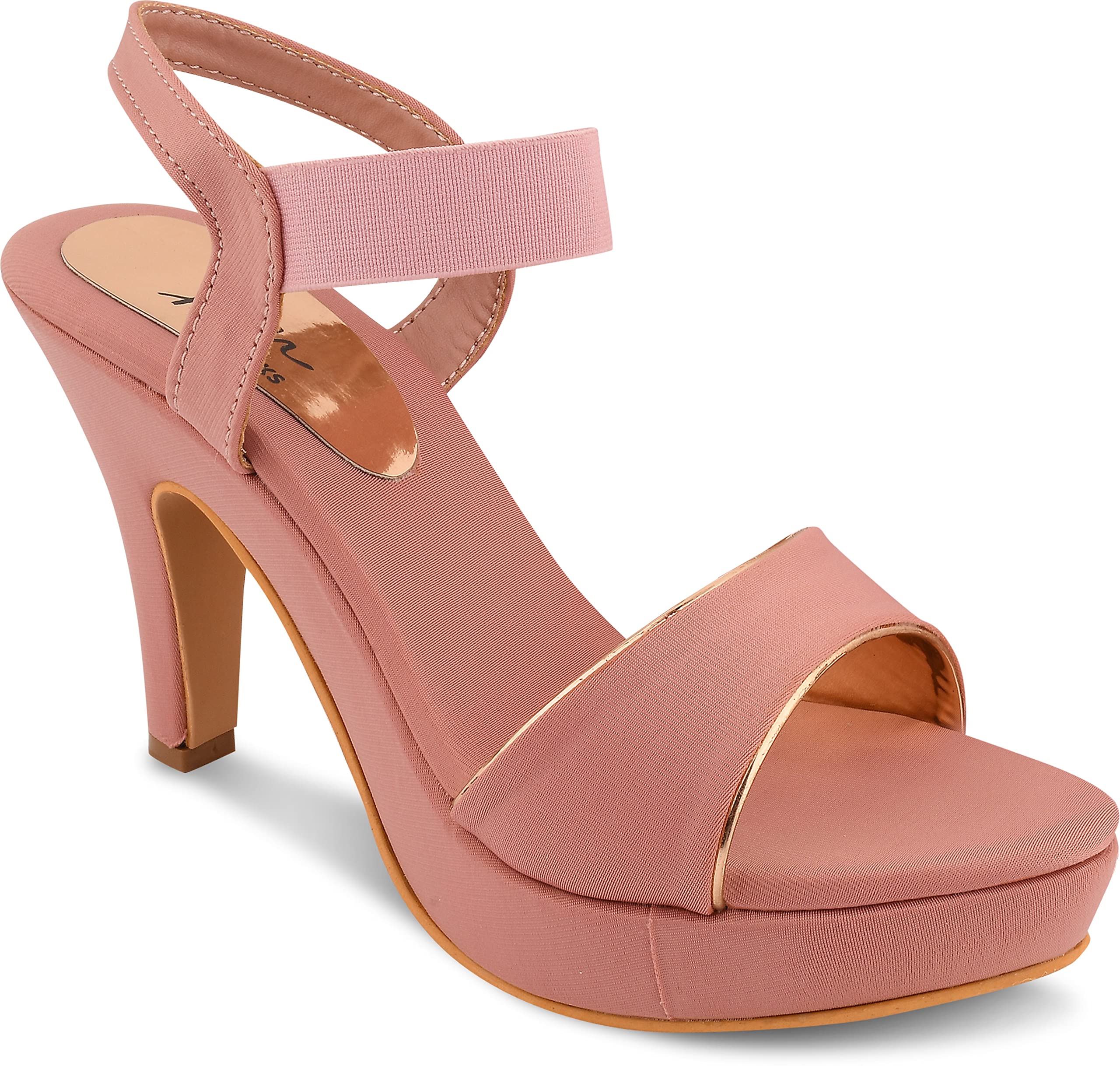 JM LOOKS Fashion Casual Cone Heels Sandals With Solid Comfortable Sole For Womens & Girls YG-1-Peach-38-X (B0C4Y5GTX4) Amazon Price History, Amazon Price Tracker