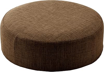 セルタン 日本製 低反発シート クッション SWEETS 丸型 カシコンブラウン ノーマルタイプ A367t-541BR