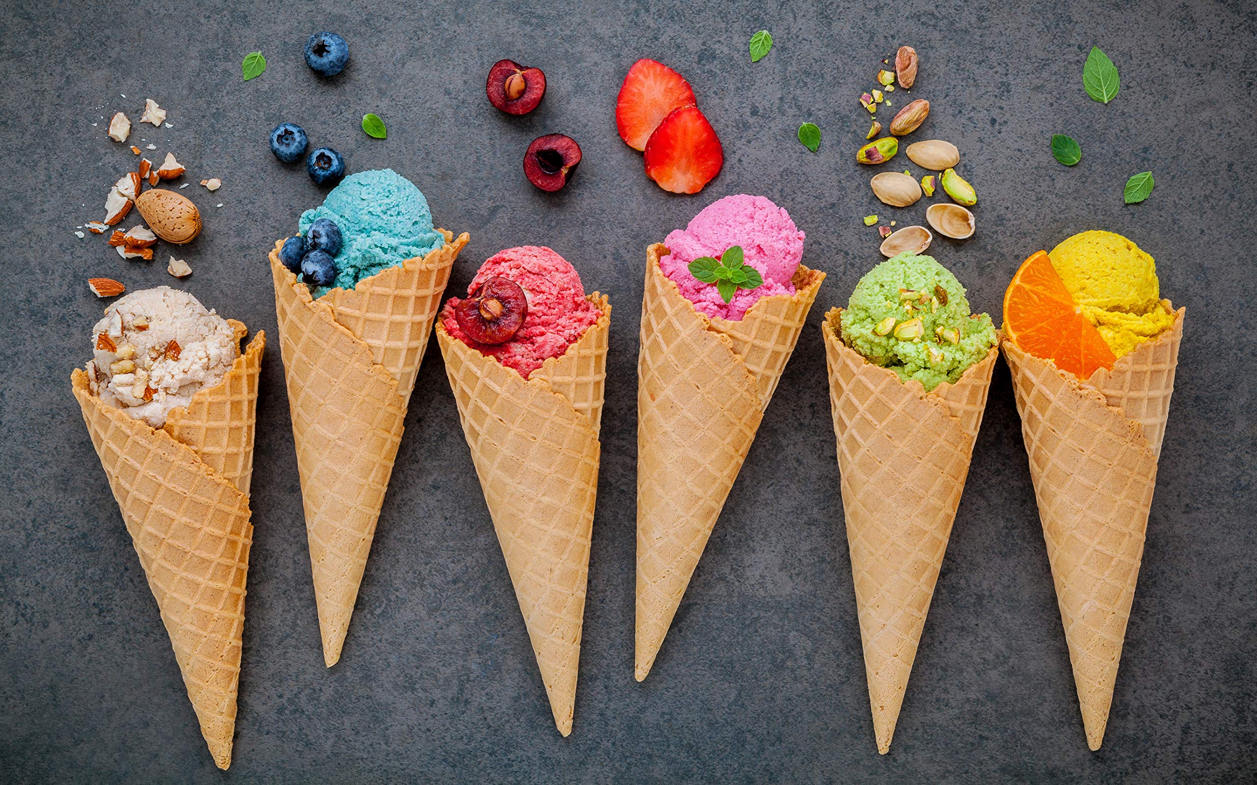 5 Ace Ice Cream Wall Poster|Food Poster|Kitchen decor Poster|size:12x18 inch,multicolor