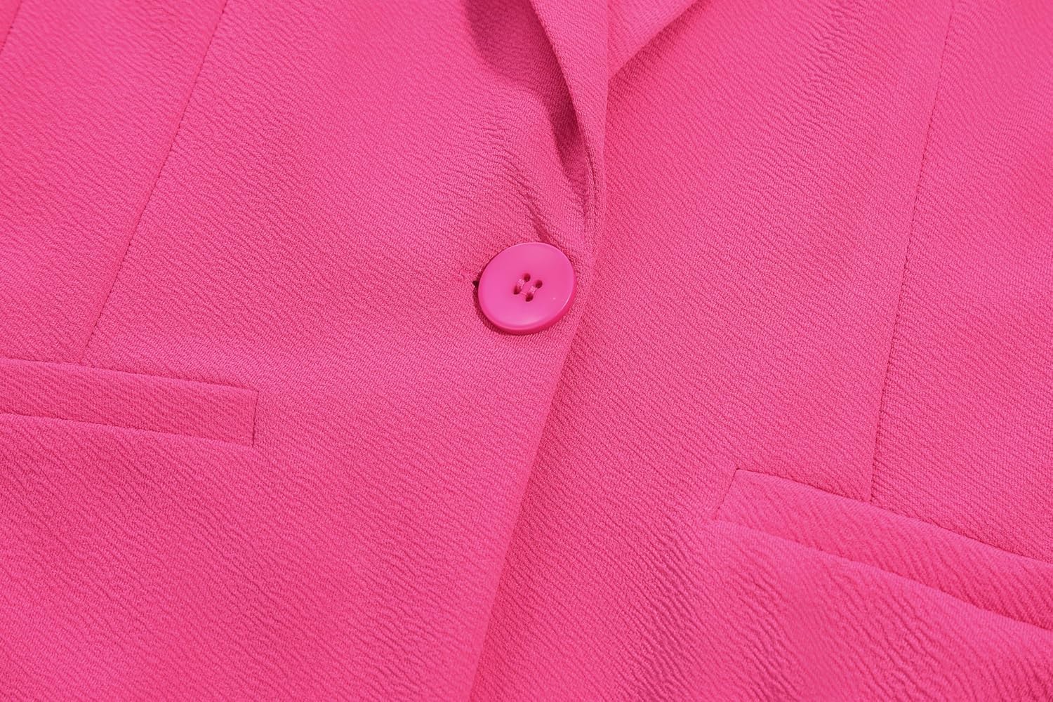 MINTLIMIT Jackets Blazer for Women Lapel V Neck Button Down Blazers Suit Jacket with Pockets,Pink,XL - Image 5