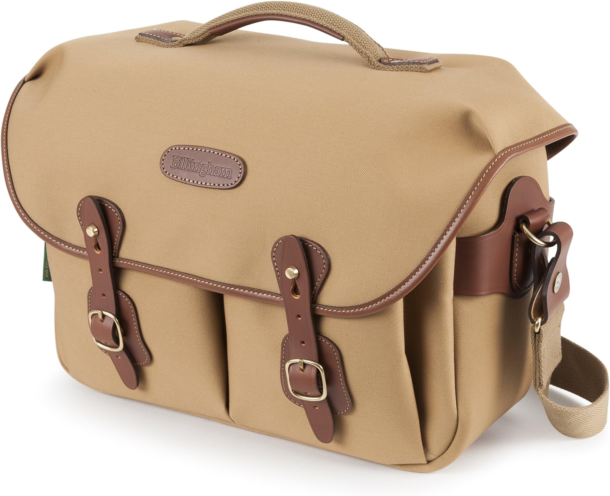 Billingham Hadley One Camera/Laptop Bag (Khaki Canvas/Tan Leather)