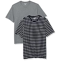 Amazon Essentials Maglietta Girocollo a Maniche Corte con Taschino dalla vestibilità Standard Uomo