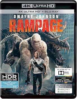 Rampage (4K UHD + Blu-ray): Amazon.in: Dwayne Johnson, Jeffrey