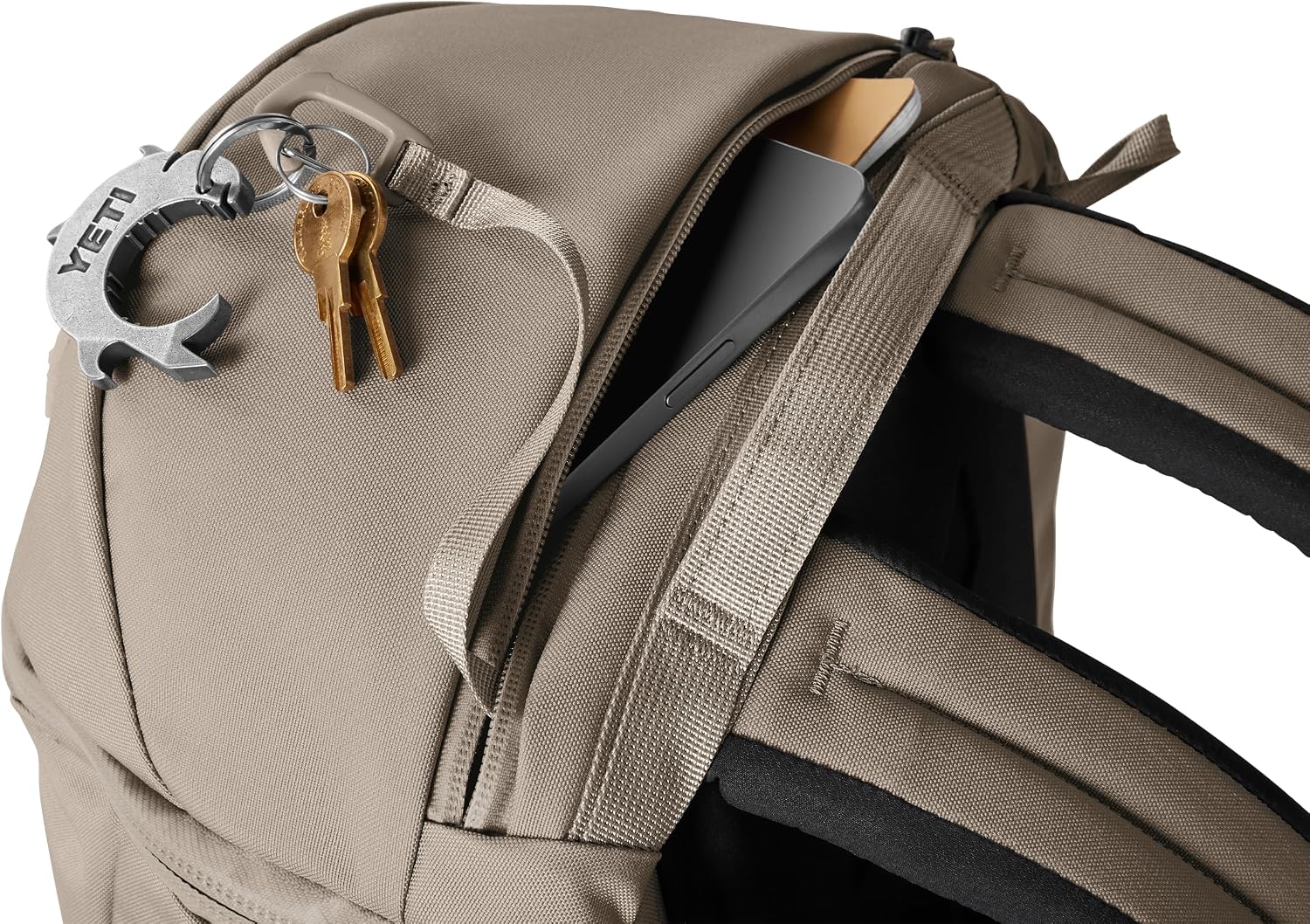 YETI Ranchero Backpack 18L, All-Day Utility Pack, Structured and Durable, Cape Dark Taupe image 5
