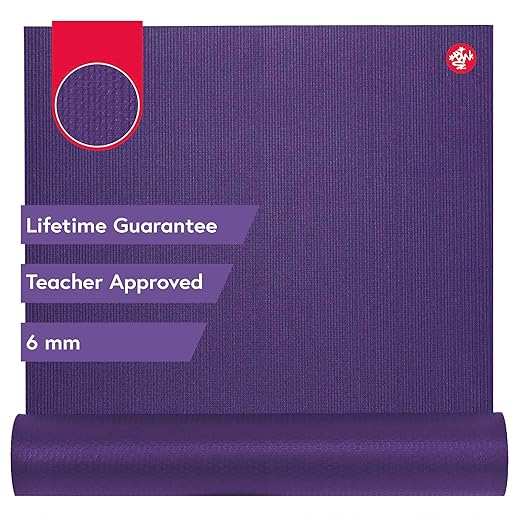 Manduka PRO Yoga Mat – Premium 6mm Thick Mat, High Performance Grip, Ultra Dense Cushioning for Support and Stability in Yoga, Pilates, Gym and Any General Fitness