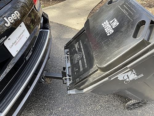 Miniatura 7 de Enganche de transporte de basura con receptor de lata individual de fabricación estadounidense Garbage Commander