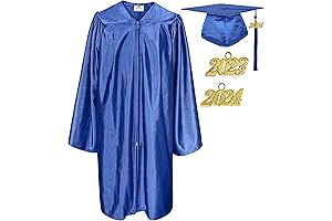 Shiny Kindergarten & Preschool Graduation Gown Cap Tassel 2024 Charm