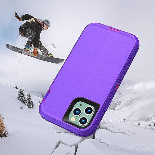 Miniatura 6 de MXX Funda resistente para iPhone 11 Pro Max (sin protector de pantalla integrado), protector de 3 capas de protección de cuerpo completo, a prueba