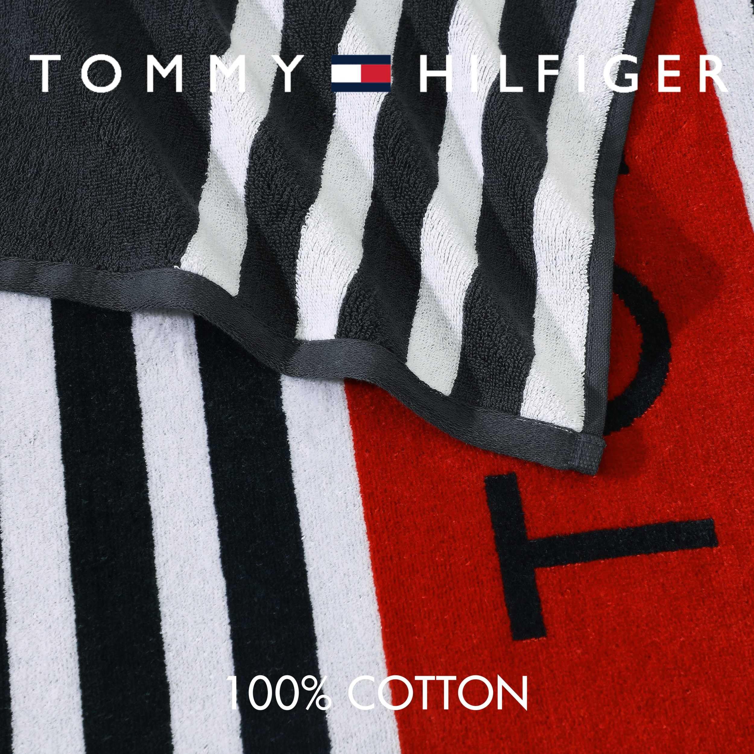 Amazon.co.jp: Tommy Hilfiger - 特大ビーチタオル、コットン、速乾