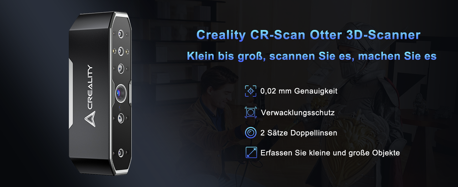 Creality CR-Scan OTTER Review: Test Der 0,02 Mm Genauigkeit – The 3D