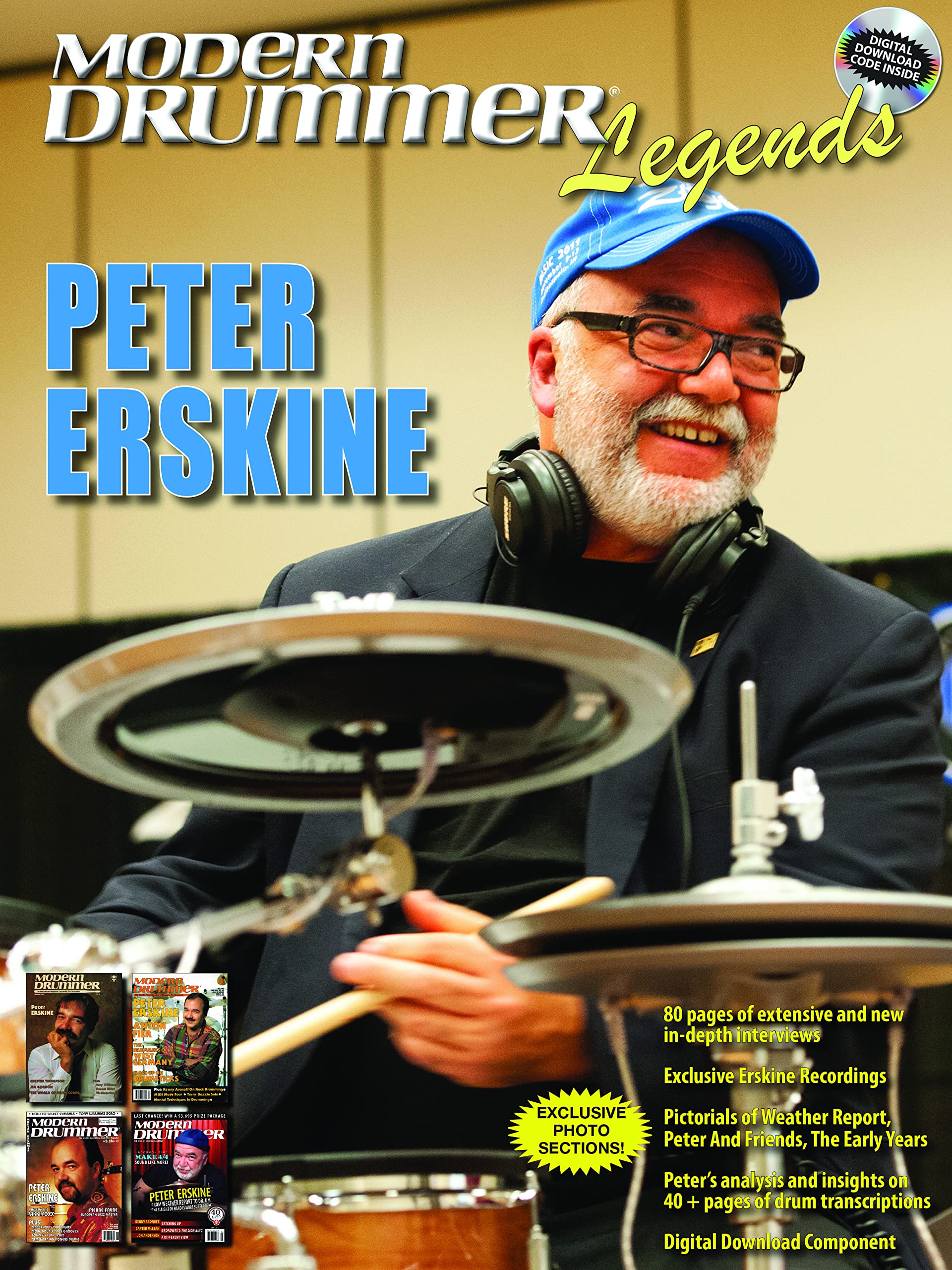 Modern Drummer Legends: Peter Erskine - Book with