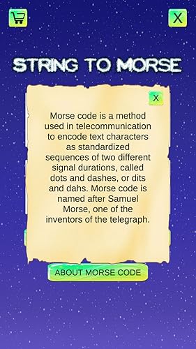 String To Morse AM