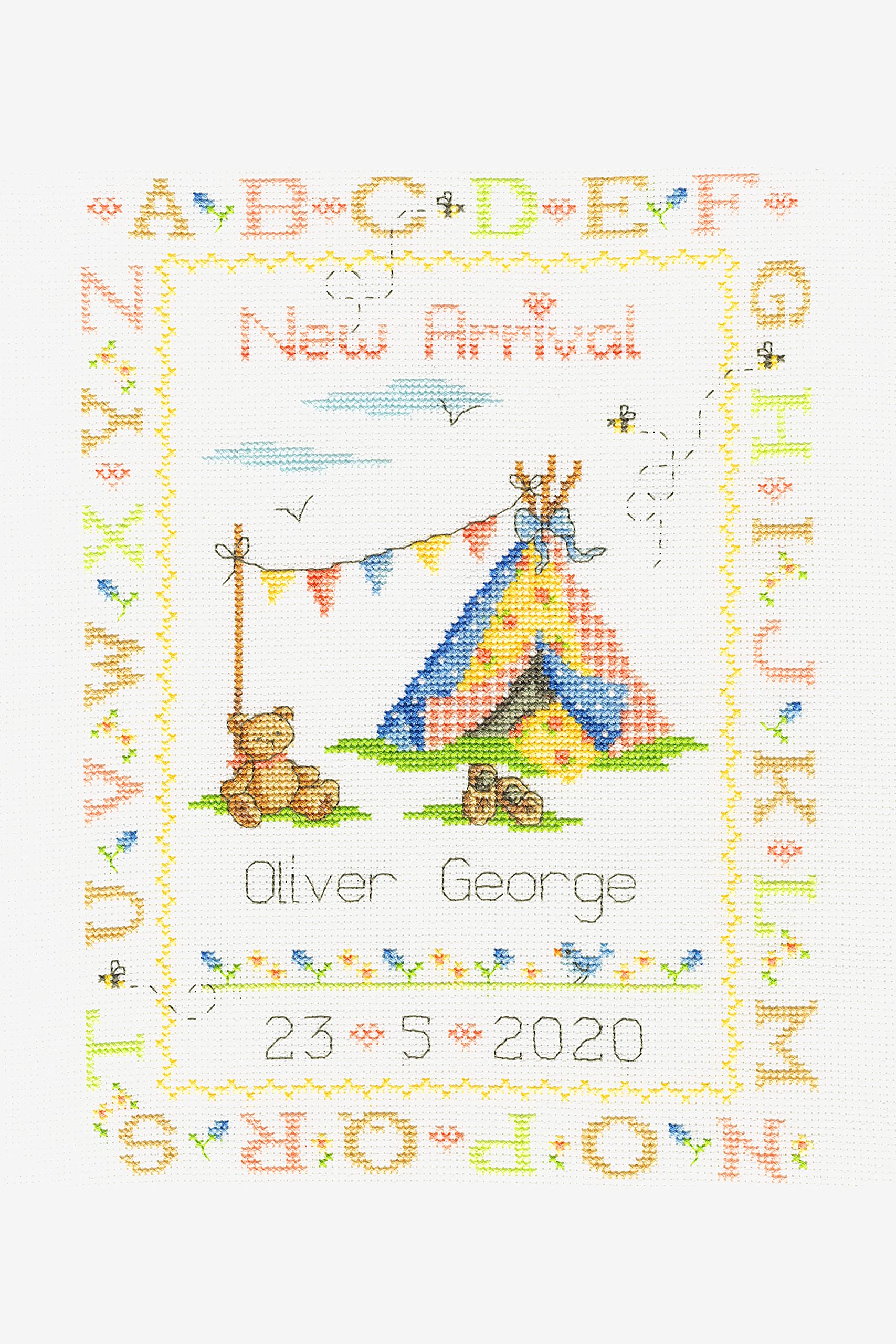 DMC Welcome to the World Cross-Stitch Kit