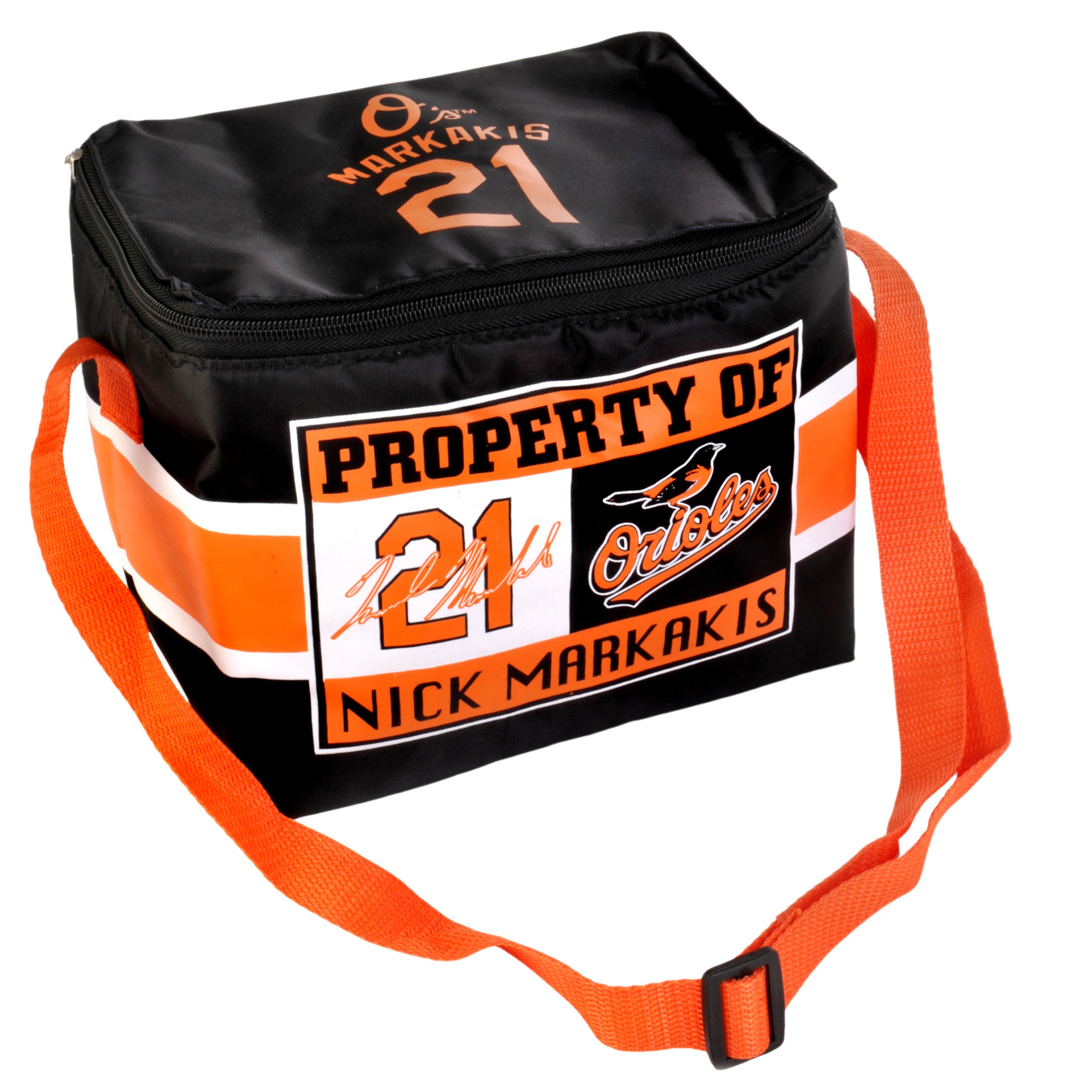 FOCO MLB Baltimore Orioles Nick Markakis Property of Lunch Bag