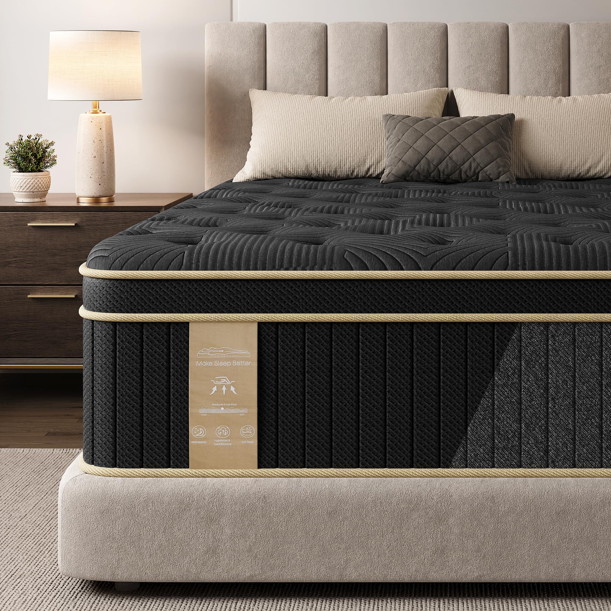 Photo 1 of REMIISS 12-inch King Hybrid Mattress