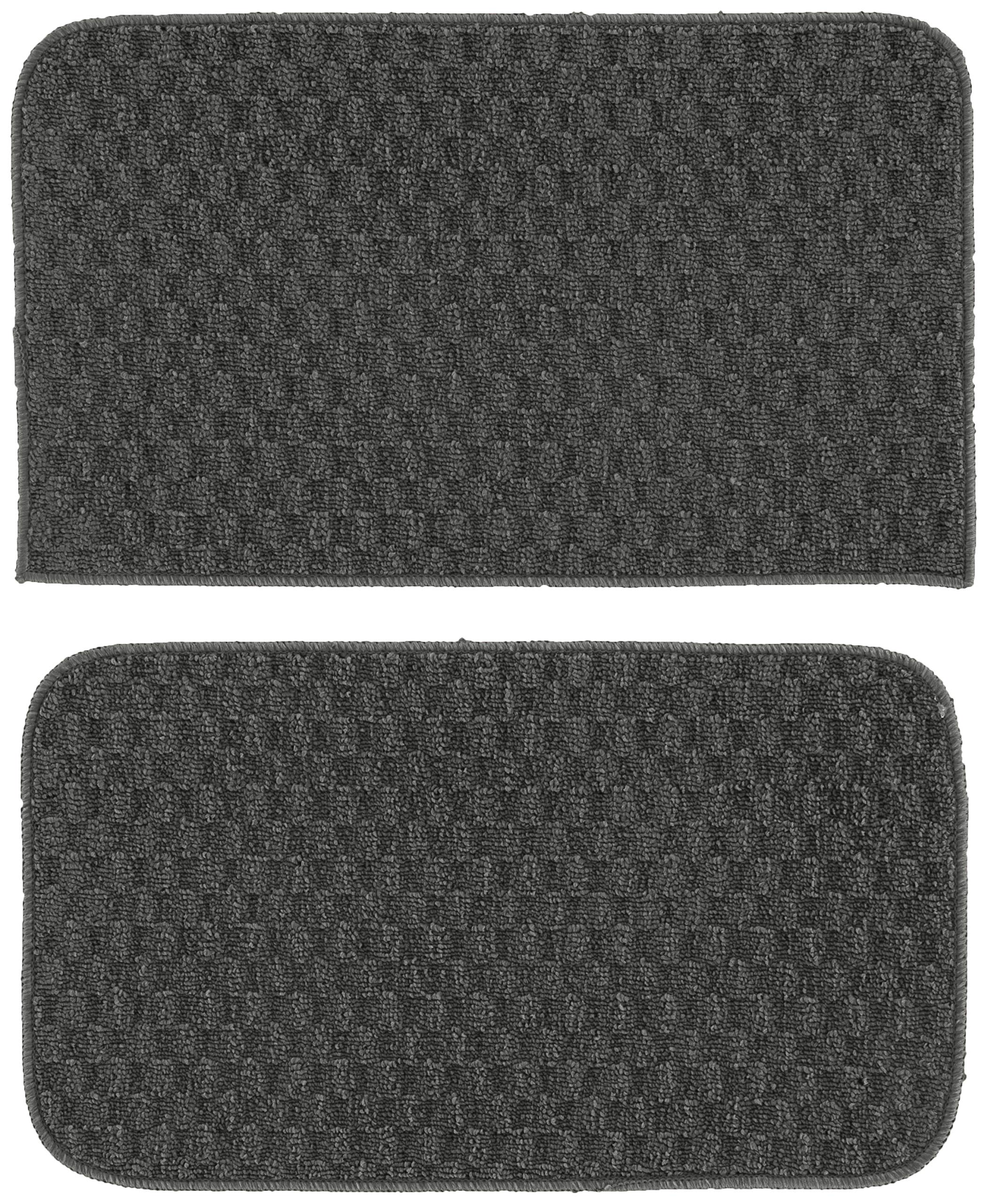 Garland Rug Town Square Rug Set, 2-Piece 18"x28" & 18"x28", Cinder Gray