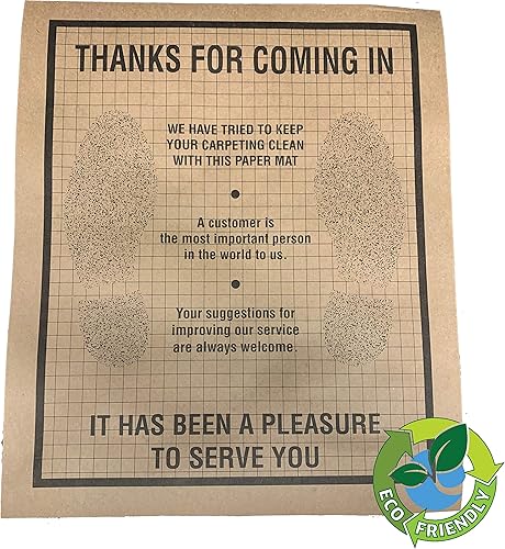 Miniatura 2 de AutoMat EcoShield - Tapete desechable de papel kraft marrón reciclado para automóvil (caja de 50)