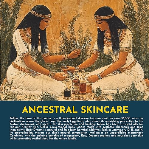 Miniatura 8 de Loción de magnesio para niños, loción de magnesio a base de sebo para dormir, perfumada a lavanda, sin ayuda para dormir de melatonina, crema de