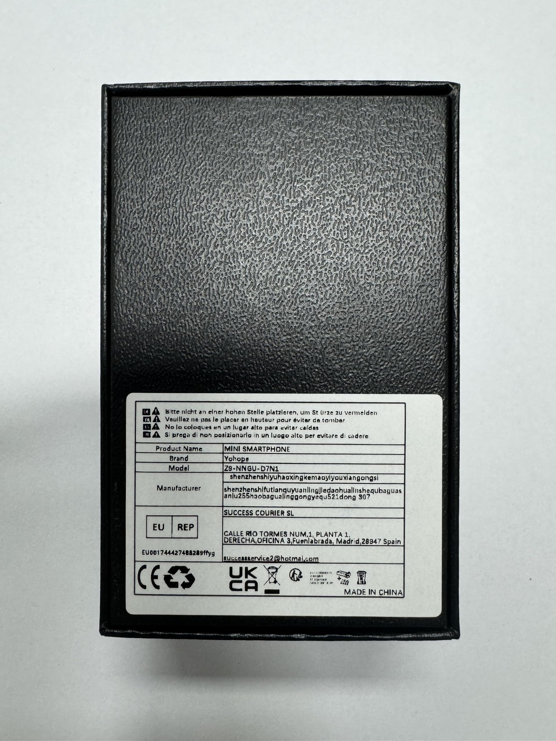 4G Smartphone Mini Débloqué - Écran HD de 3.88" - Double SIM Double veille - Batterie 1950mAh - Face ID - Idéal pour les Enfants et les Étudiants comme Téléphone de Secours (Bleu)