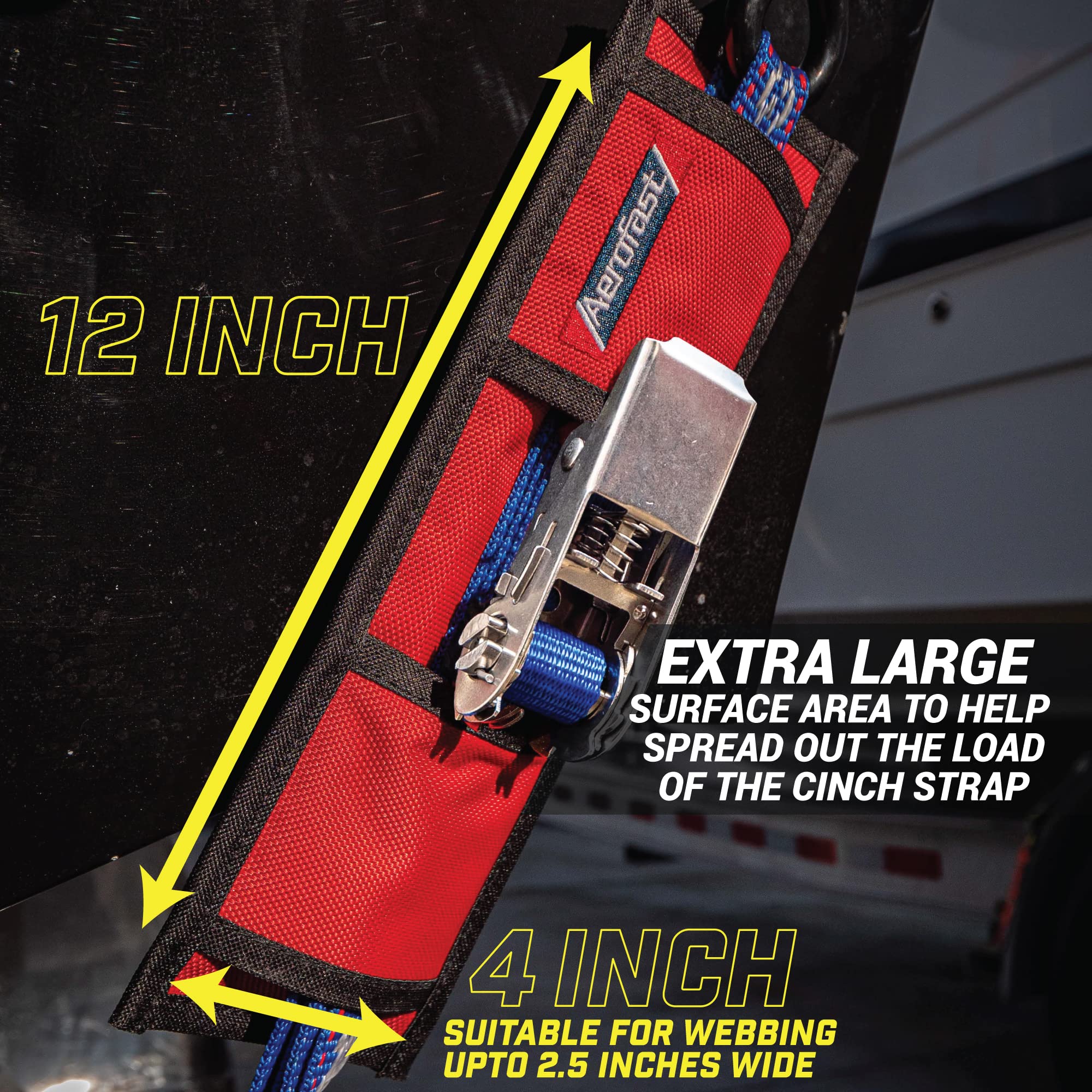 Ratchet Strap Protector Sleeve Universal Tie Down Strap - View #2